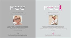 Desktop Screenshot of fashion-cc.de